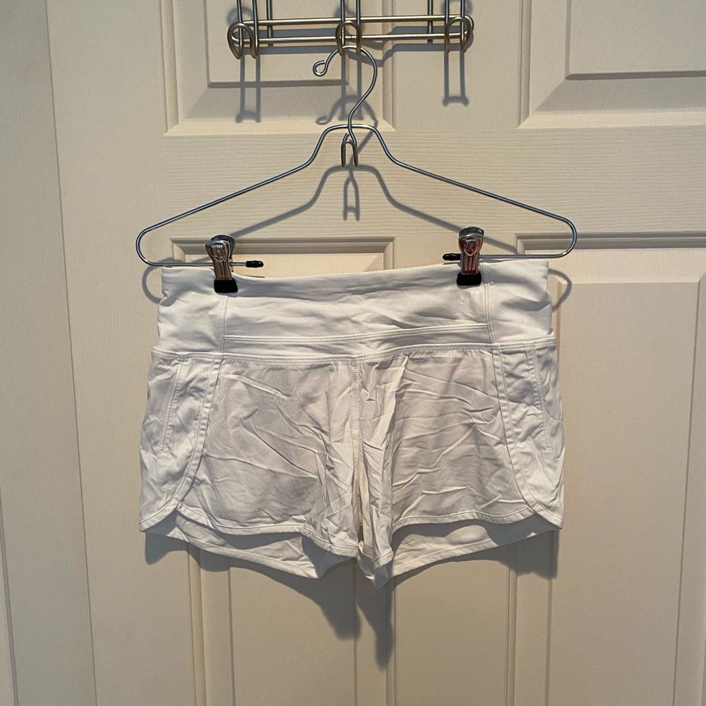 White Lululemon Shorts